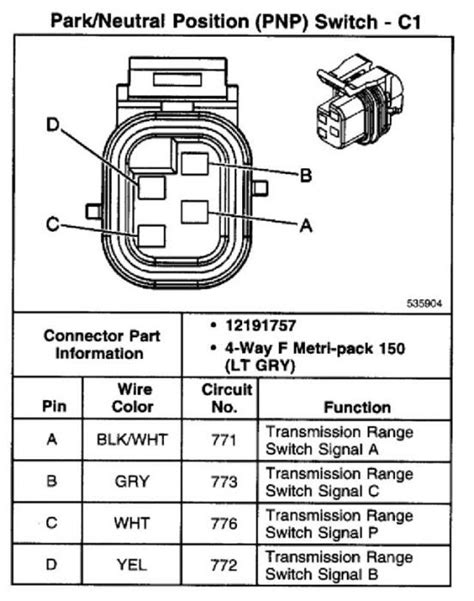 4l60e Transmission Neutral Safety Switch Wiring Diagram Handmadefed