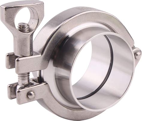 Dernord Stainless Steel Tri Clamp Tri Clover Clamp Pcs Sus Sanitary Pipe Weld Ferrule