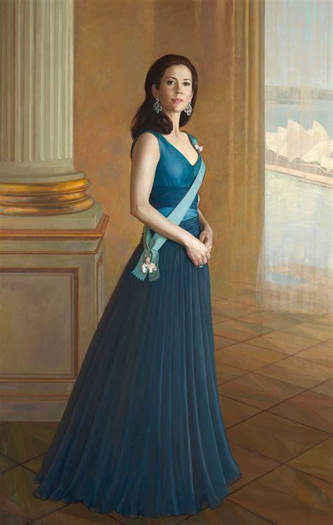 Portrait Of Hrh Crown Princess Mary Of Denmark National Portrait Gallery