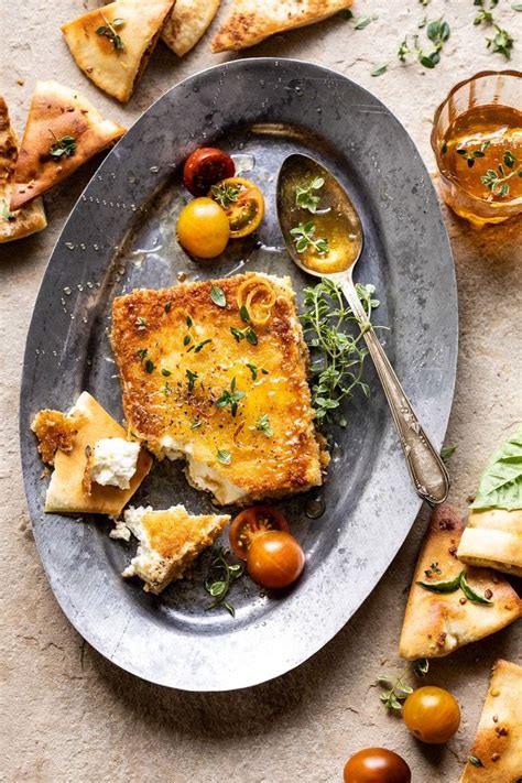 Lemony Pan Fried Feta Cheese With Spiced Honey By Halfbakedharvest