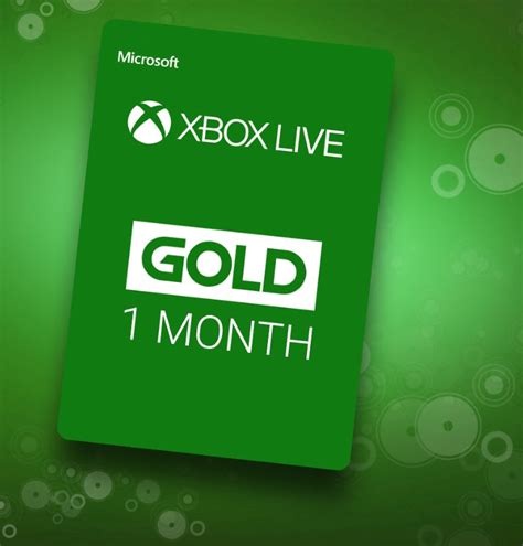 Buy Xbox Live Gold 1 Month Global And Download