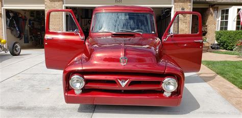 1953 Ford F 100 Candy Apple Red Ford Daily Trucks