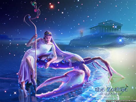 Lovers of home and family, the cancers or crabs are sensitive, emotional, harmonious, dedicated yet fixed. Zodiac sign cancer - Fantasy Photo (16799897) - Fanpop