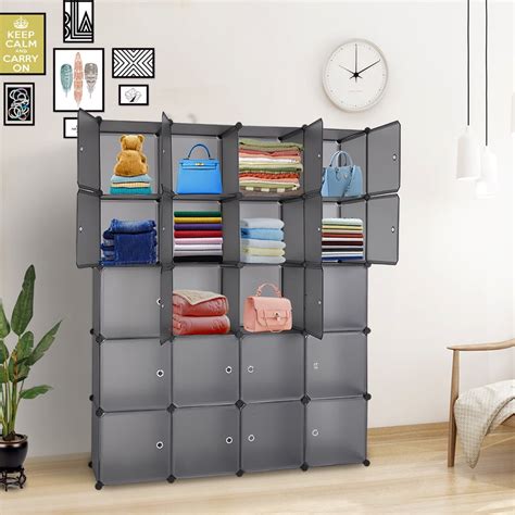 Topcobe Cube Storage Organizer 20 Cube Storage Unit For Clothes
