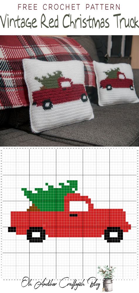 This pattern is a pdf file that you will be able to download immediately after the payment is completed. Free Crochet Pattern For The Vintage Red Christmas Truck ...