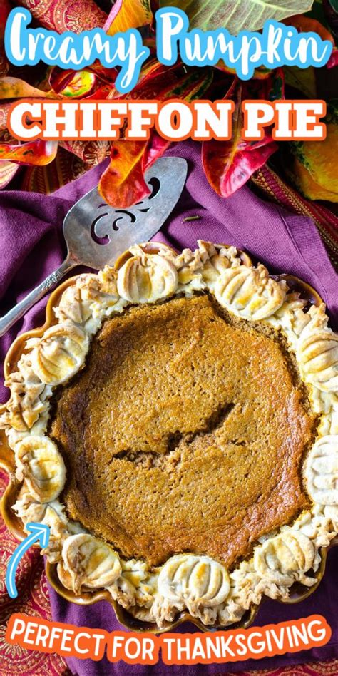 But there are plenty of other sweet treats that are worthy of praise for thanksgiving dessert, and today we're shining the spotlight on them. Move over Paula Deen, this easy Pumpkin Chiffon Pie is the ...