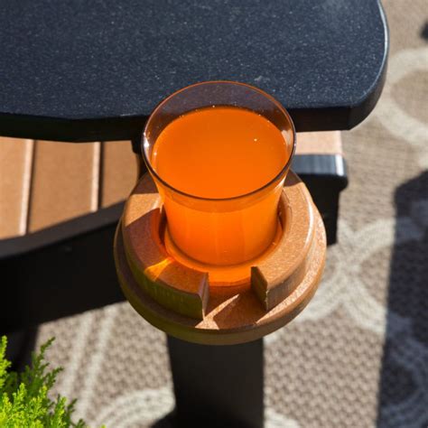 Merry garden resin adirondack chair features a natural wood color that delivers nature's look and feels. Poly Cup Holder | Resin adirondack chairs, Plastic ...