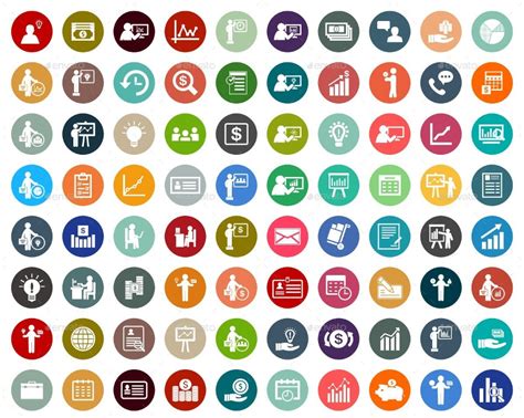 1365 Business Icons Free Vector Eps Ai Illustrator Format Download