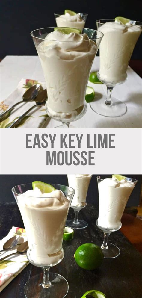 This is a quick recipe that tricks the eyes and the palate in to thinking it's authentic chocolate mousse made with cream and eggs. Easy Key Lime Mousse Dessert Recipe | gritsandpinecones ...