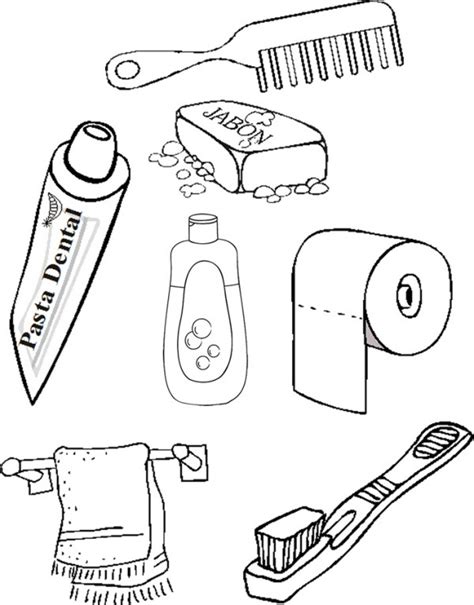 Higiene Personal Dibujos Para Colorear Imagui