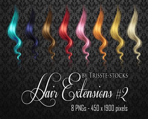 Hair Extensions 2 By Trisste Stocks On Deviantart