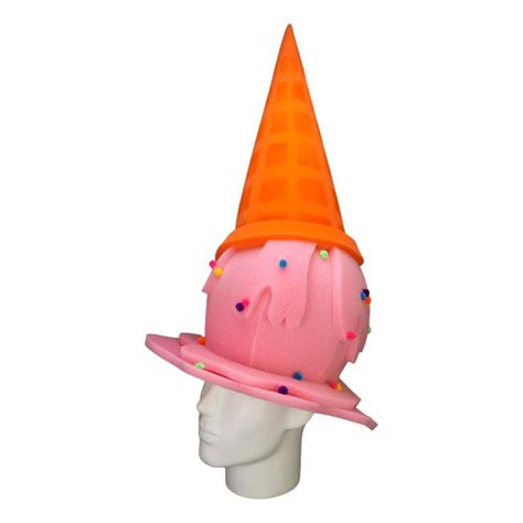 Ice Cream Cone Hat Ice Cream Party Handmade Hat In 2023 Ice Cream