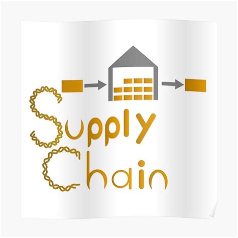 Supply Chain Poster By Eng Art Redbubble