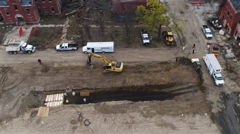 Hart Island Mass Burials Drone Gives View Of New York City Island