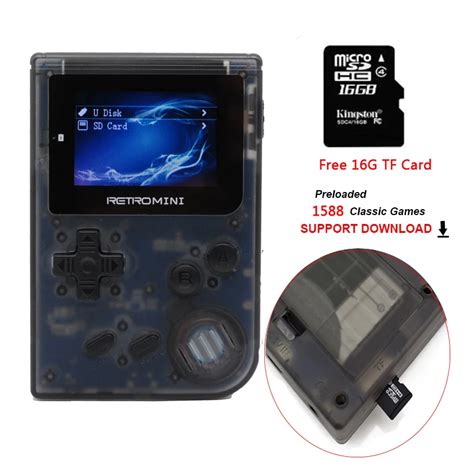 New Retro Game Console 32 Bit Portable Mini Handheld Game Players Built