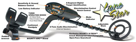 Page 16 press the all metal touchpad to activate the all metal mode. Amazon.com : Bounty Hunter Lone Star Metal Detector ...