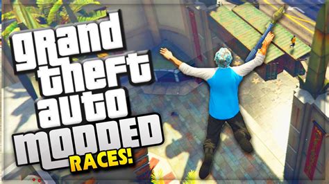 Gta 5 Online Modded Mission Extreme Parkour Race Gta 5 Funny Gameplay