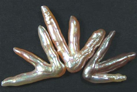 Chicken Feet Keshi Pearls High Luster 37cts Pf357