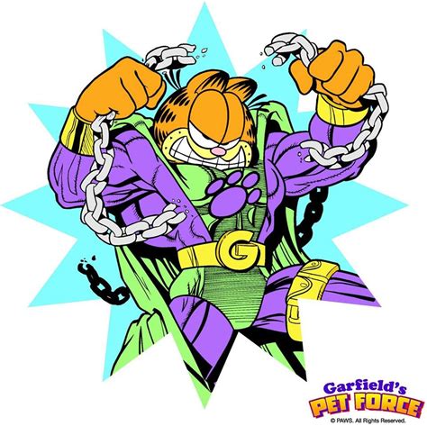 Garfield Superhero Super Hero Day Garfield And Odie Garfield