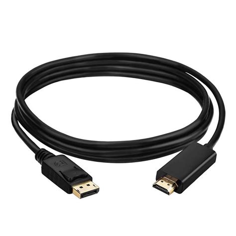 Male To Male 1 8m Dp To Hdmi Cable Mini Displayport To Hdmi Cable Audio Adapter Converter For Pc