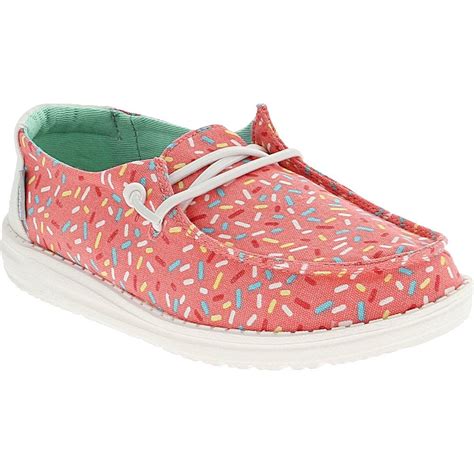 Hey Dude Wendy Youth Slip On Casual Shoes Rogans Shoes