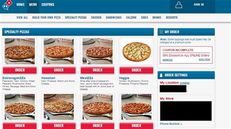 Commencez bien votre semaine avec domino's ! Domino's Pizza goes digital with online ordering, mobile ...