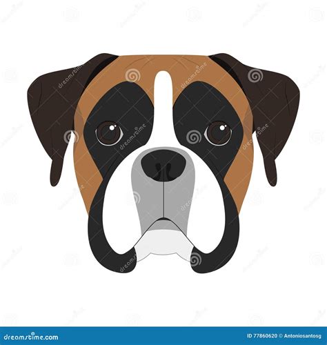 Boxer Dog Cartoon Vector 63320931