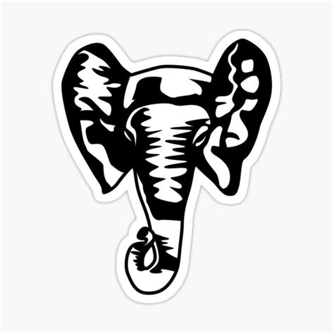 Xxxtentacion Elephant Tattoo Sticker Sticker For Sale By Vectorm Redbubble