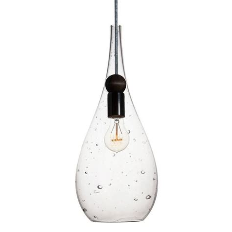 Hanging methods vary, with cord hanging being the most common. Seeded Blown Glass & Wood Teardrop Pendant Light- Matte ...