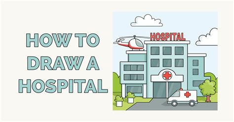 How To Draw A Hospital Really Easy Drawing Tutorial