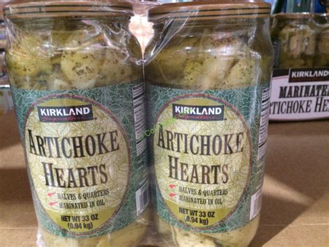 Kirkland Signature Artichoke Hearts 233 Ounce Jars Costcochaser