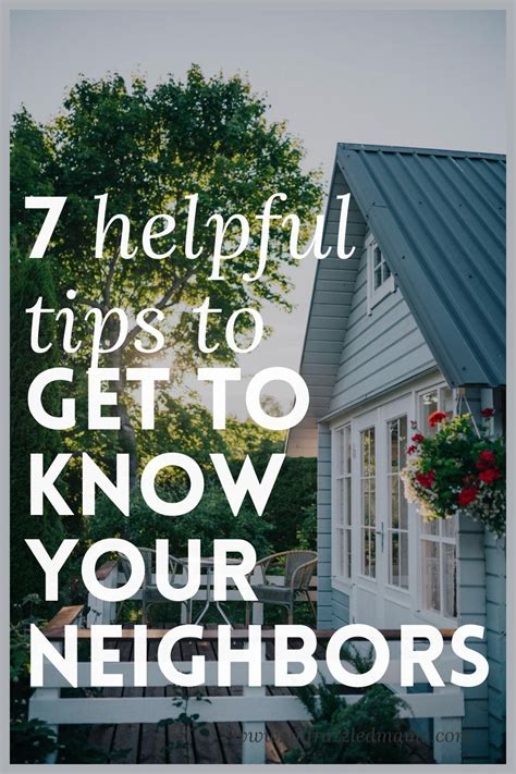 how to get to know your neighbors artofit