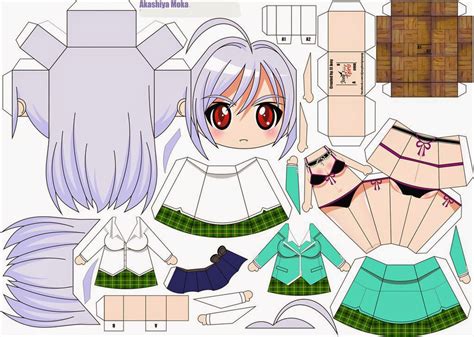 Free Papercraft Template Chibi Anime Papercraft Template Images And