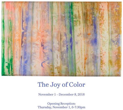 The Joy Of Color Exhibition