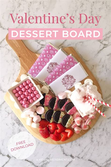 Valentines Day Dessert Board A Visual Merriment