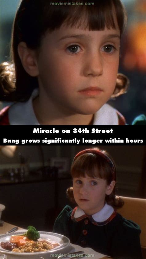 A description of tropes appearing in miracle on 34th street. Miracle on 34th Street (1994) movie mistake picture (ID 147759)