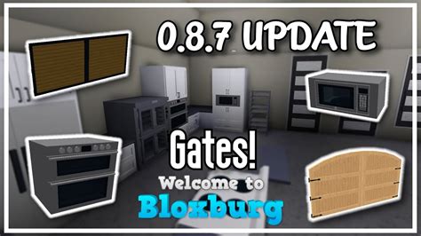 New Update Gates Hollow Roof • 087 Bloxburg Roblox Youtube