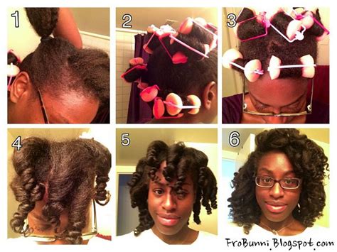 1963 blonde quiff blonde hair was cut into layers and set on large rollers and brushed through for soft movement and volume and the front brushed back into a soft roll hairstyle picture by wella rapid. Kami's foam roller set on her natural hair - Black Hair ...