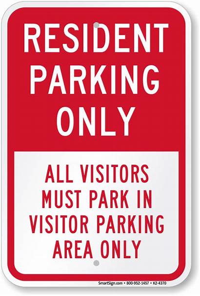 Parking Sign Resident Tenant Signs K2 Visitor