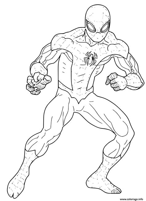 Coloriage Spiderman Fresh Start Dessin Spider Man à Imprimer