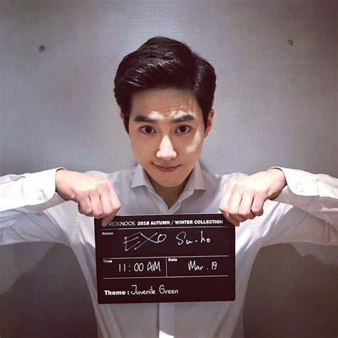 He won and received a contract. "180320 freiknock_official: Leader of Exo. Suho #freiknock ...