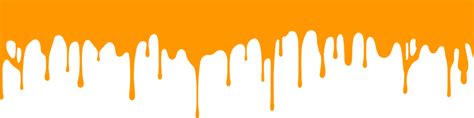 Drip Transparent Honey Orange Paint Drip Png Clip Art Library