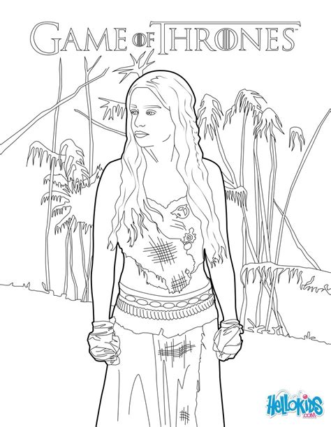 Download Game Of Thrones Coloring Pages - Coloring Home