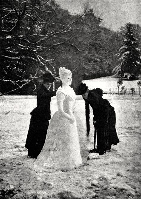 Victorian Snowmam Vintage Photographs Vintage Photography History