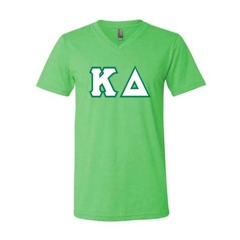 Kappa Delta Neon Peace Sign Printed Tee Greek Clothing And Apparel