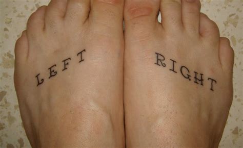 Left And Right Feet Tattoos A Photo On Flickriver