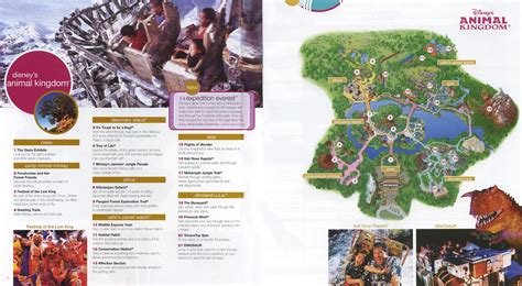 Theme Park Brochures Disney's Animal Kingdom - Theme Park Brochures