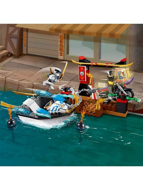 Lego Juniors 10755 Ninjago Zanes Ninja Boat Pursuit At John Lewis