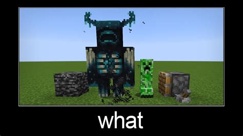 Minecraft Wait What Meme Part 77 Warden Creeper Youtube