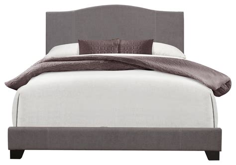 Coolidge Camel Back Upholstered Bed Transitional Panel Beds By